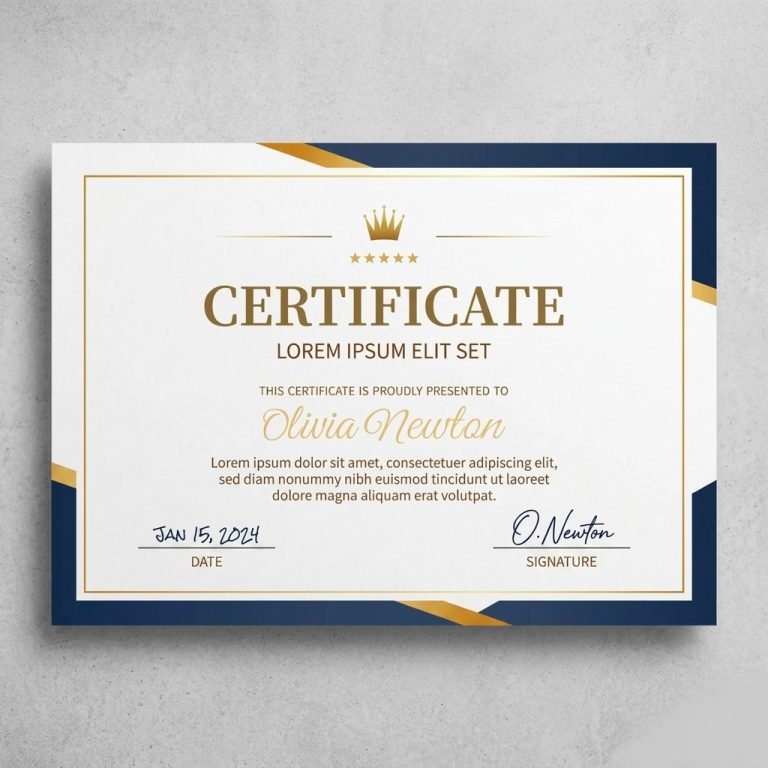 certificate - premium
