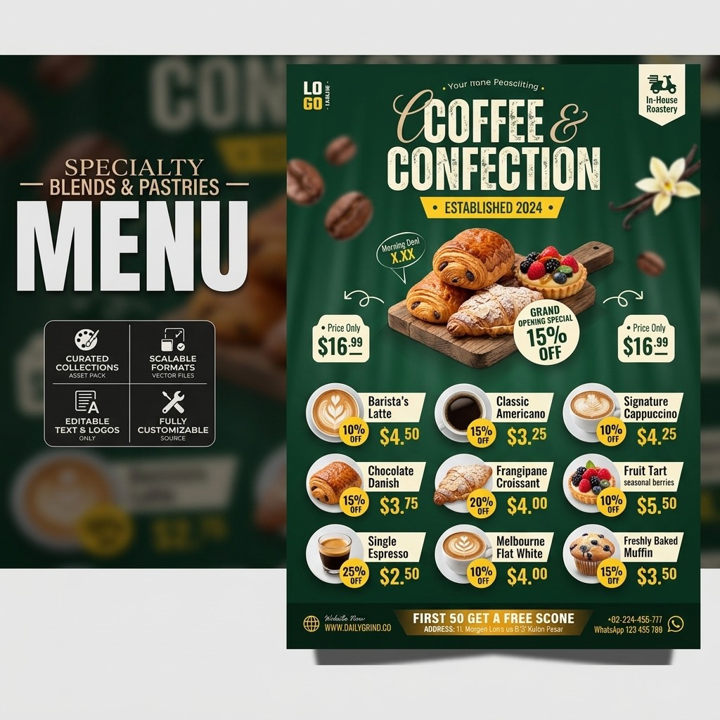 Menu A5 Size (Small)